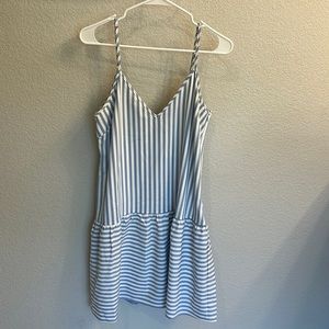 NEVER BEEN WORN Sugarlips drop waist striped dress. Size Med.